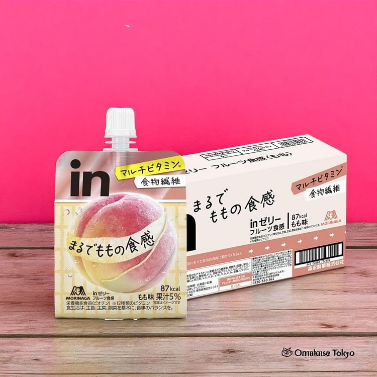 森永果冻味水果味桃子味6粒