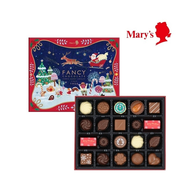 クリスマスファンシーチョコレート 20個入 1 箱