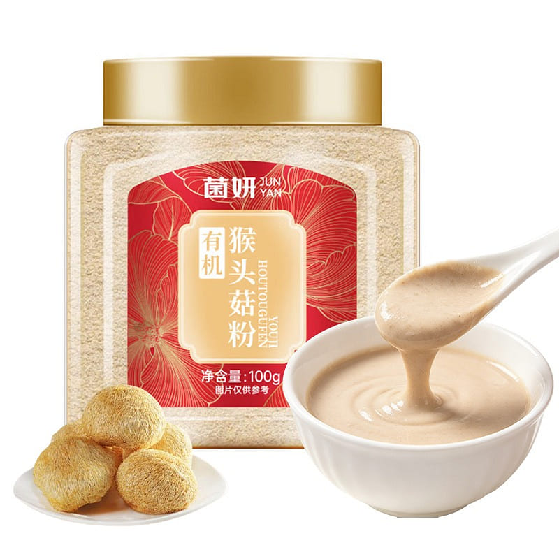 Junyan Organic Monkey head mushroom powder 100 g