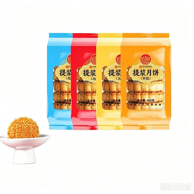 Daoxiangcun Rice Paste Mooncake Black Sesame 400g 400 g