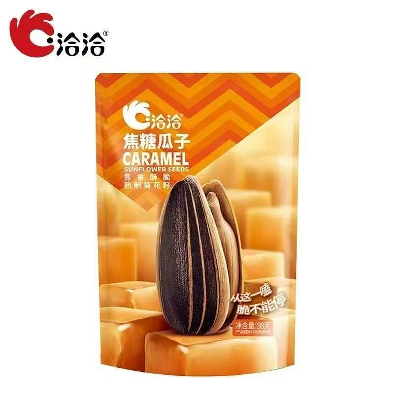 Qiaqia Caramel Flavor Sunflower Seeds 98g 98 g