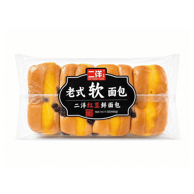 二洋 老式软面包 (红豆味) 400 克