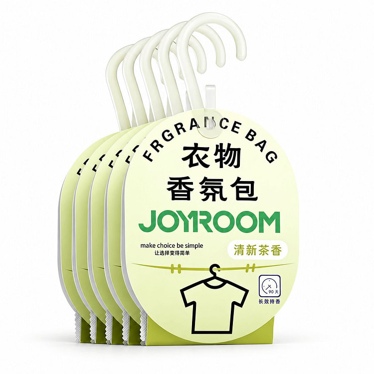 机乐堂衣柜香薰包 持久留香除味神器 清新茶香味 5 包