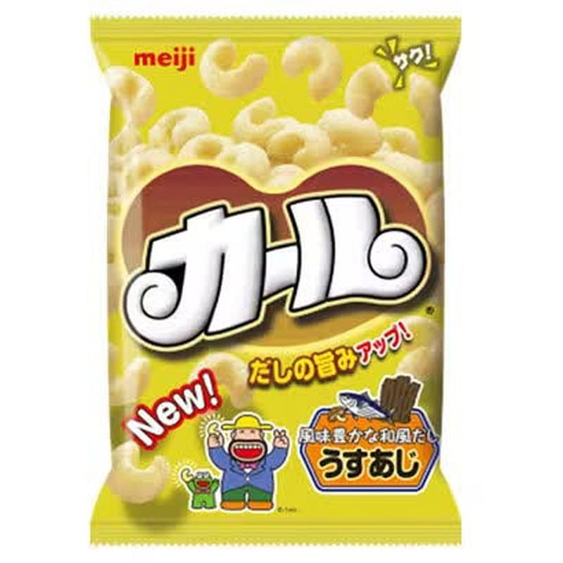明治卷曲淡味 68g 1 份