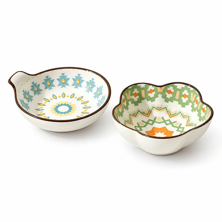 Ceramic bowl 2pcs 1 each