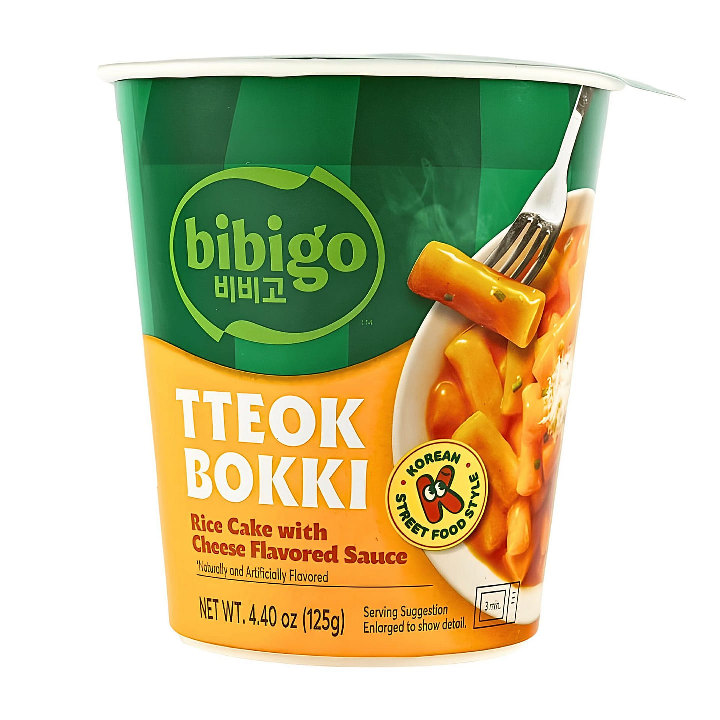 [BIBIGO] Tteokbokki Cup Cheese Flavor - 4.40oz 1 each