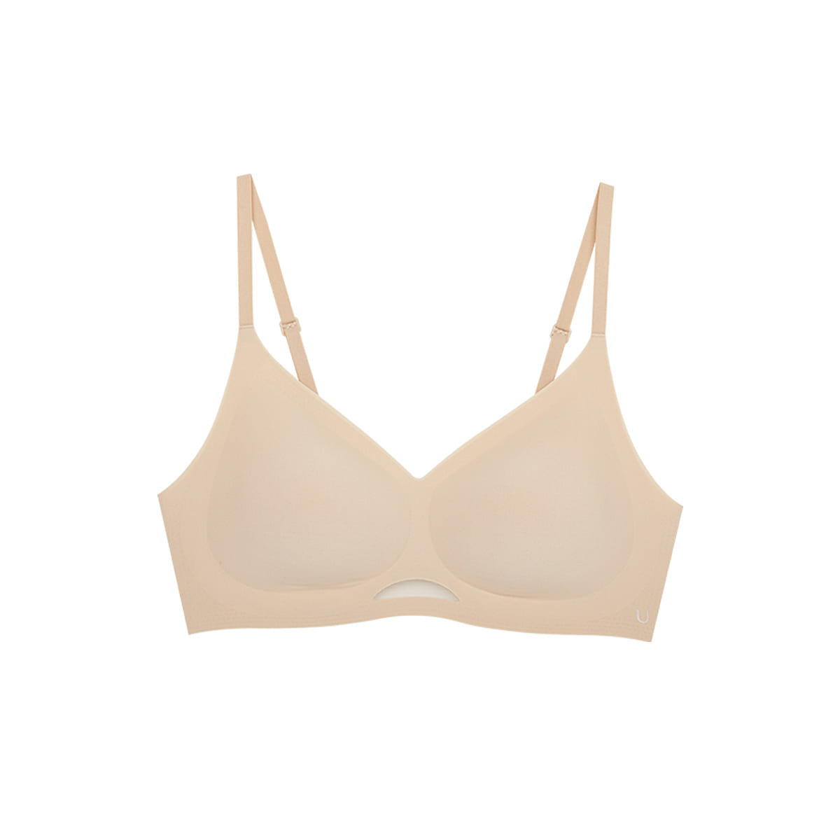 Ubras Commuter Size Free Breathable Light Gauze Back Hook Bra – Standard – Nude Skin Tone – One Size 100 g