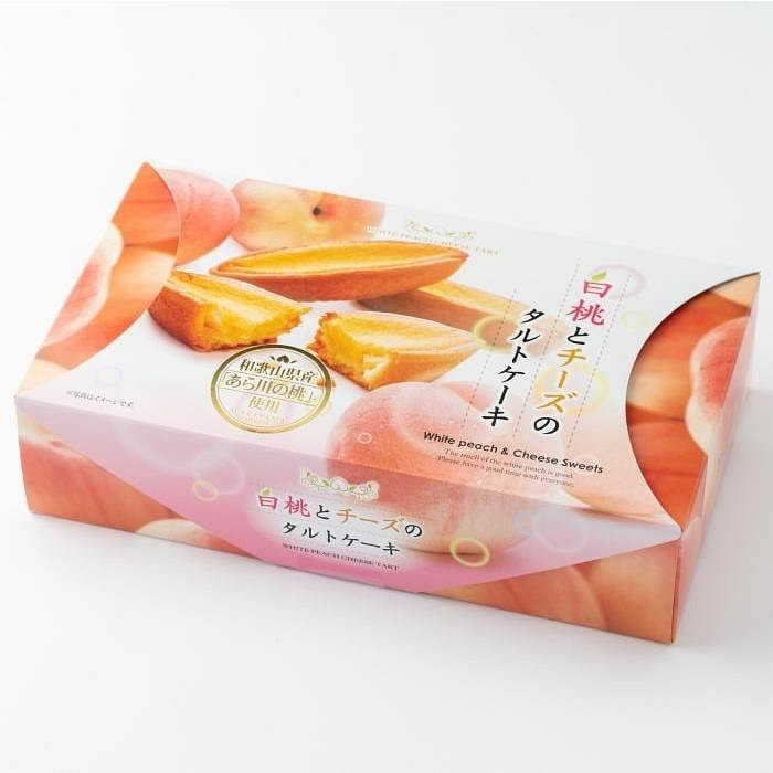 纪芳庵 白桃芝士挞蛋糕 9枚 1 盒