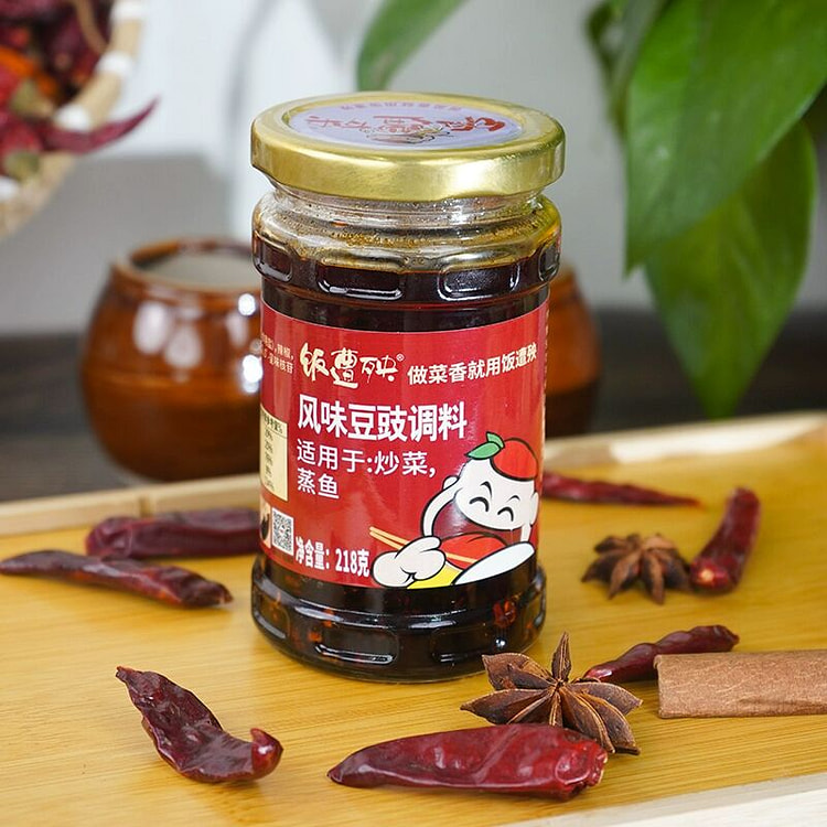 饭遭殃风味豆豉218克