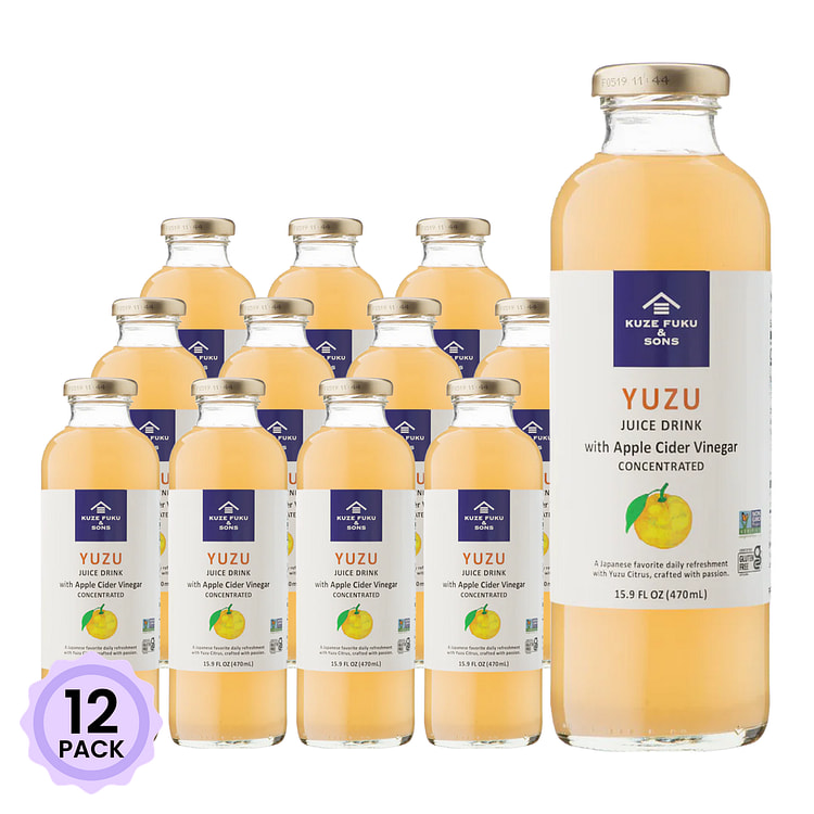 Kuze Yuzu Juice Drink with Apple Cider Vinegar 15.9 fl.oz*12 pack