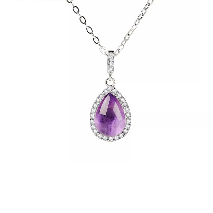 Amethyst Necklace Cloud Brocade 20 * 9mm 1 box