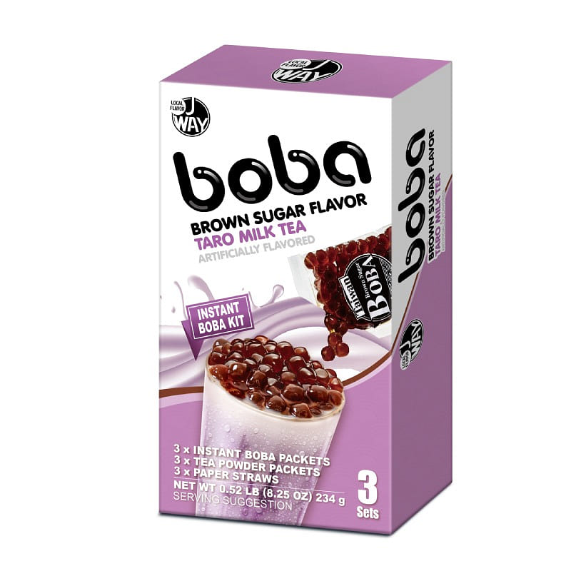 J WAY 黑糖珍珠芋頭奶茶3入組 1 盒