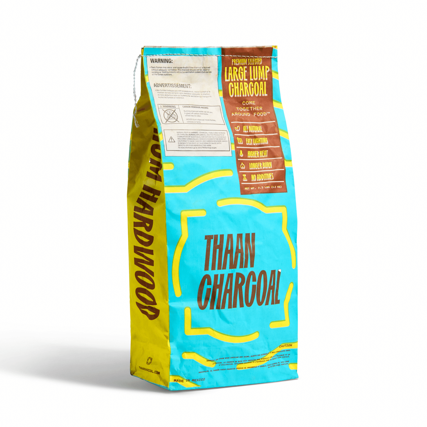 Thaan Oak Large Lump Charcoal, all natural for grilling and bbq, 23 lb 23 lb