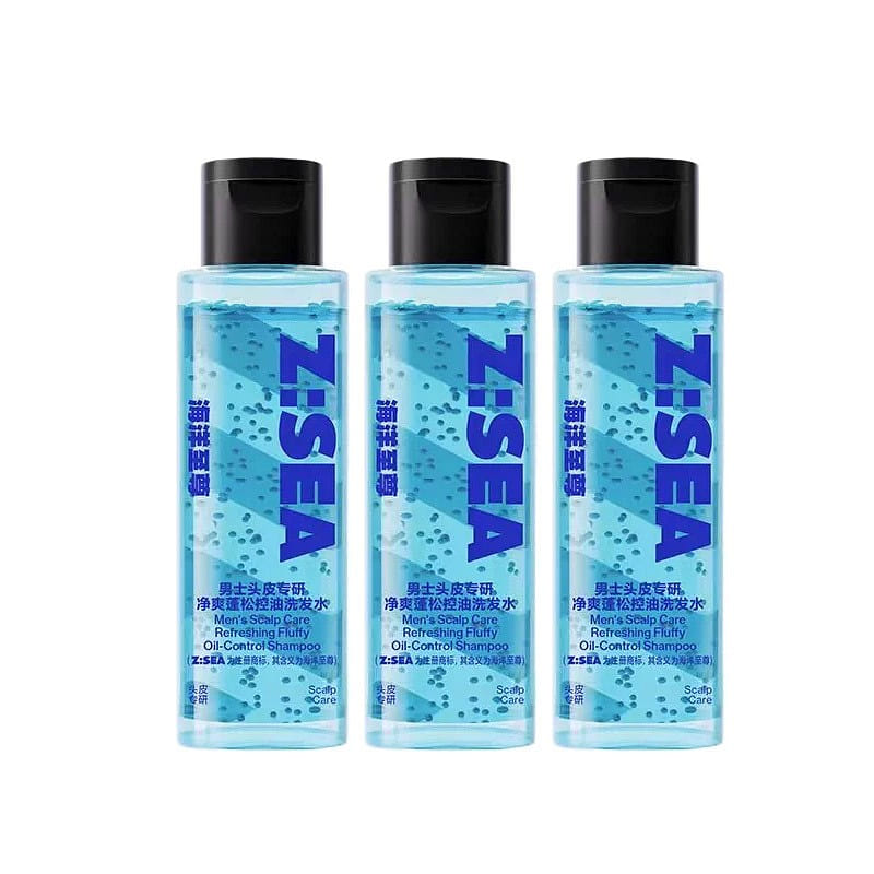 Z:SEA Refreshing Oil-Control Shampoo 60ml *3 Pcs 180 ml