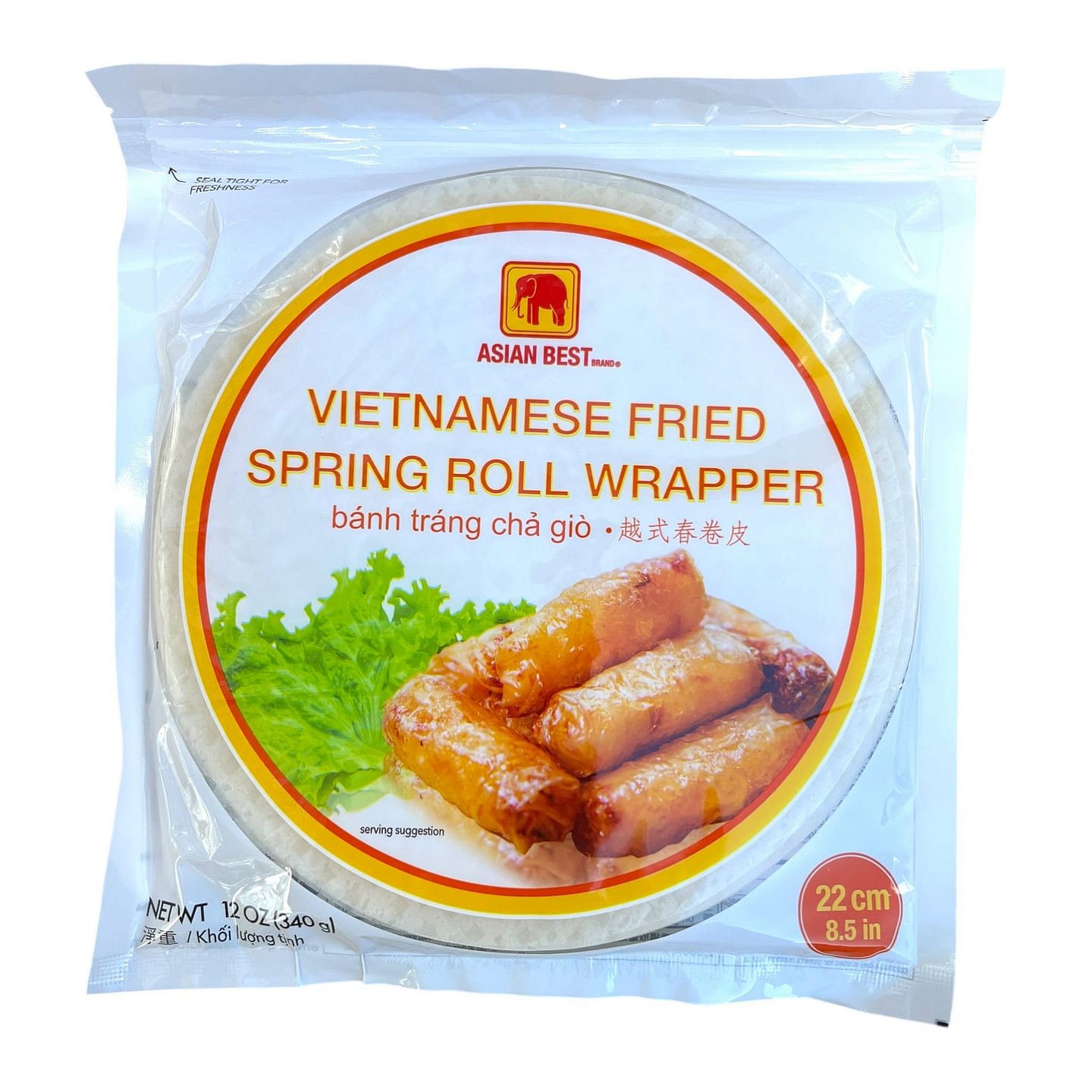 ASIAN BEST Vietnamese Fried Spring Roll Wrapper 340 g