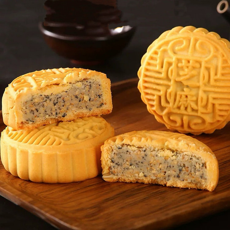 sesame crisp mooncake