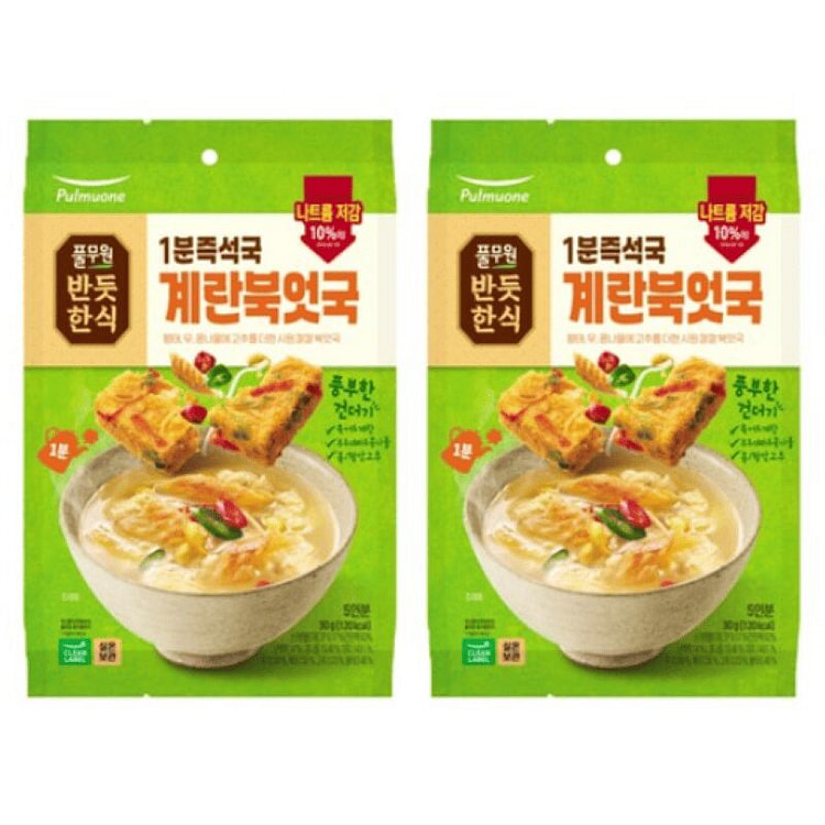 Egg and Dried Pollock Soup 6g * 5 servings, 2packs