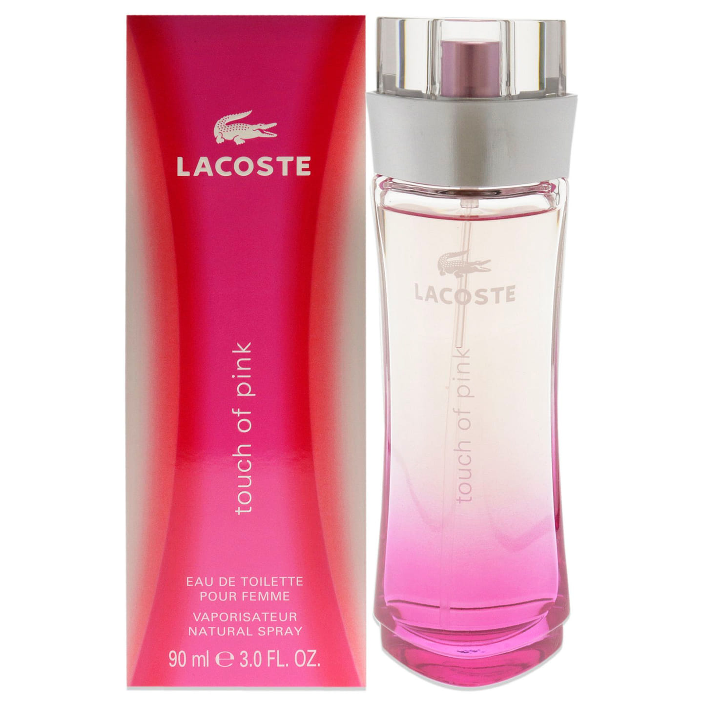 Touch of Pink by Lacoste for Women- 3 oz EDT Spray 3 oz