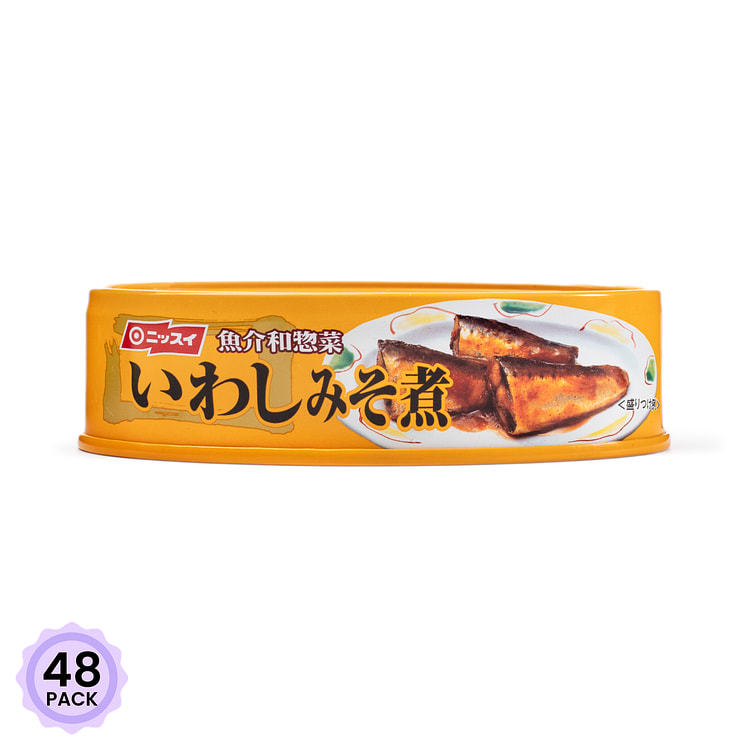 Nissui 甜豆沙丁鱼罐头 3.52 盎司*48 包