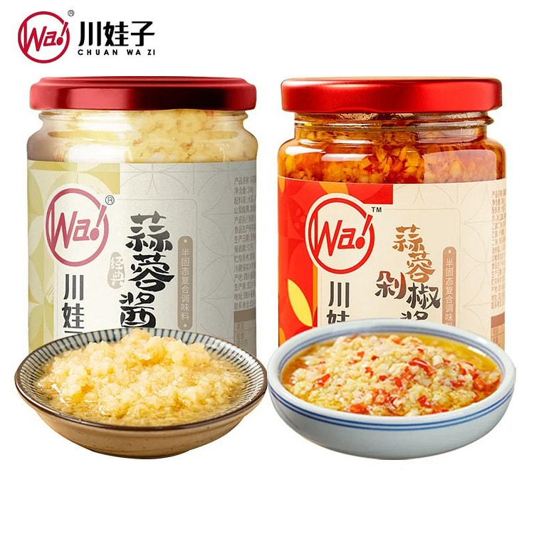 Chuanwazi Fresh & Spicy Garlic Minced Chili Sauce 240 g