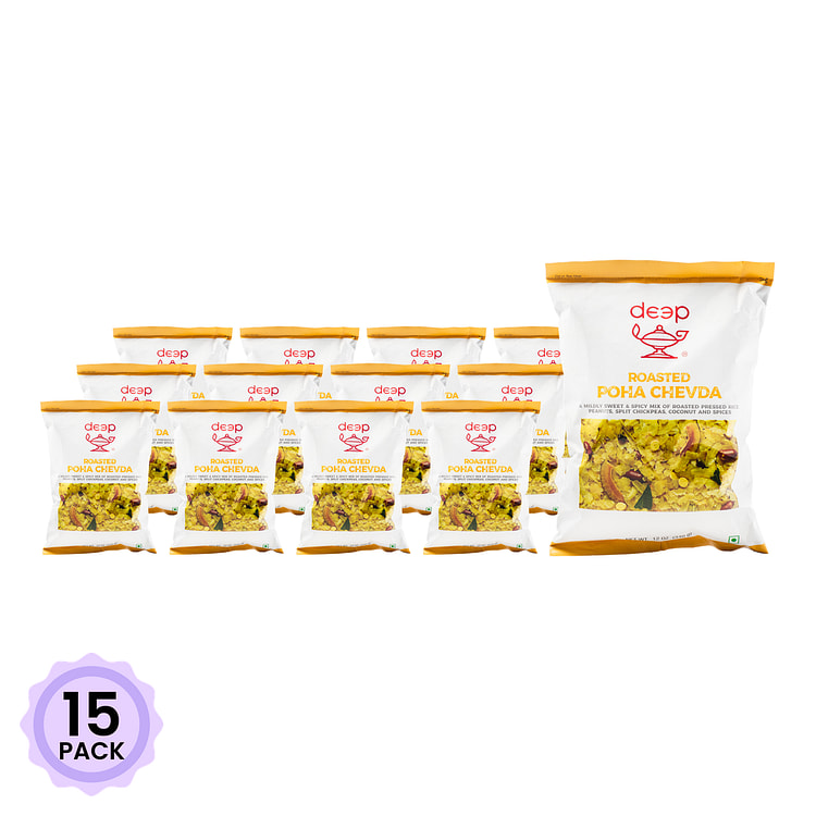 Deep 香甜辣味印度风味大米小吃 12 盎司*15 包