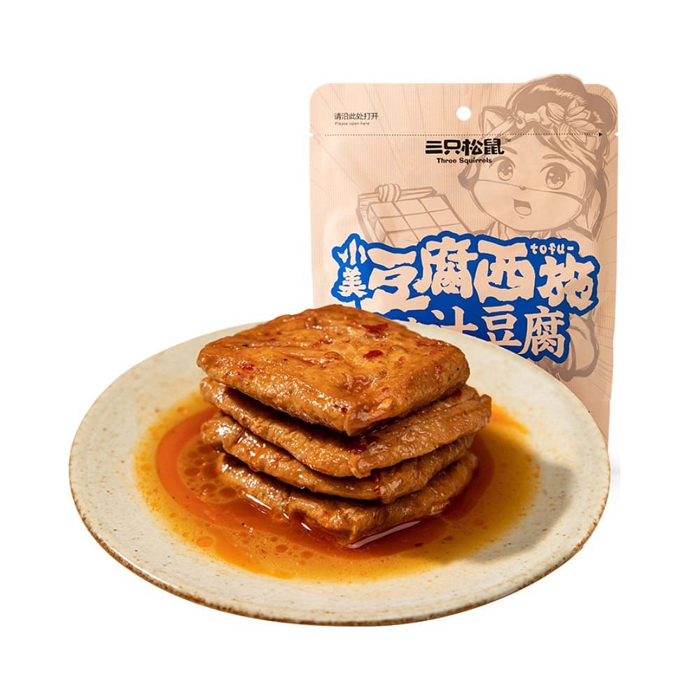 Three Squirrels Dried Tofu Products 120g*3 360 g