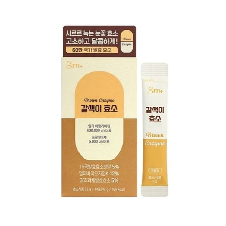 [GRN] 갈색이 효소 속편한 곡물발효 (3g x 14포) 3 그램