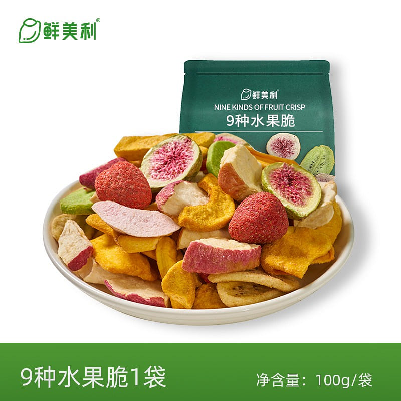 Fresh fruit crisp 100 g
