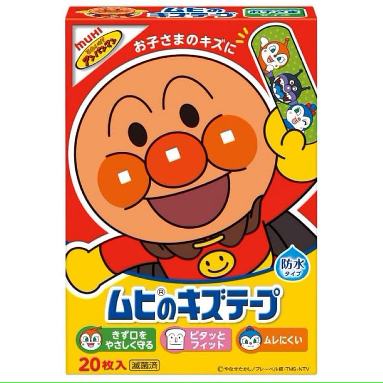 日本 MUHI 池田模范堂 面包超人卡通宝宝创口贴