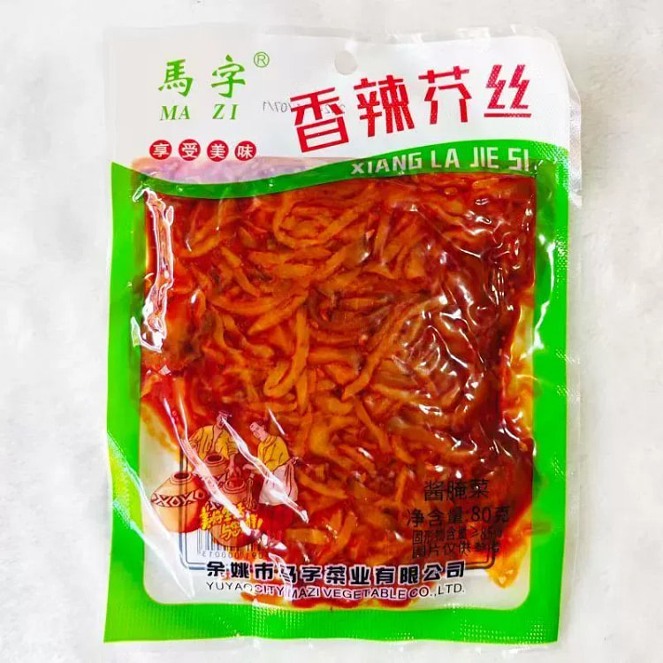 马字 香辣芥丝 80g*5袋 400 克
