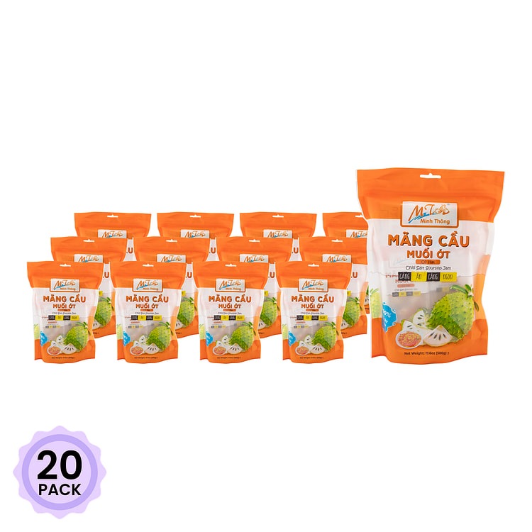 Mãng Cầu Muối Ớt Minh Thông 500 g*20 pack