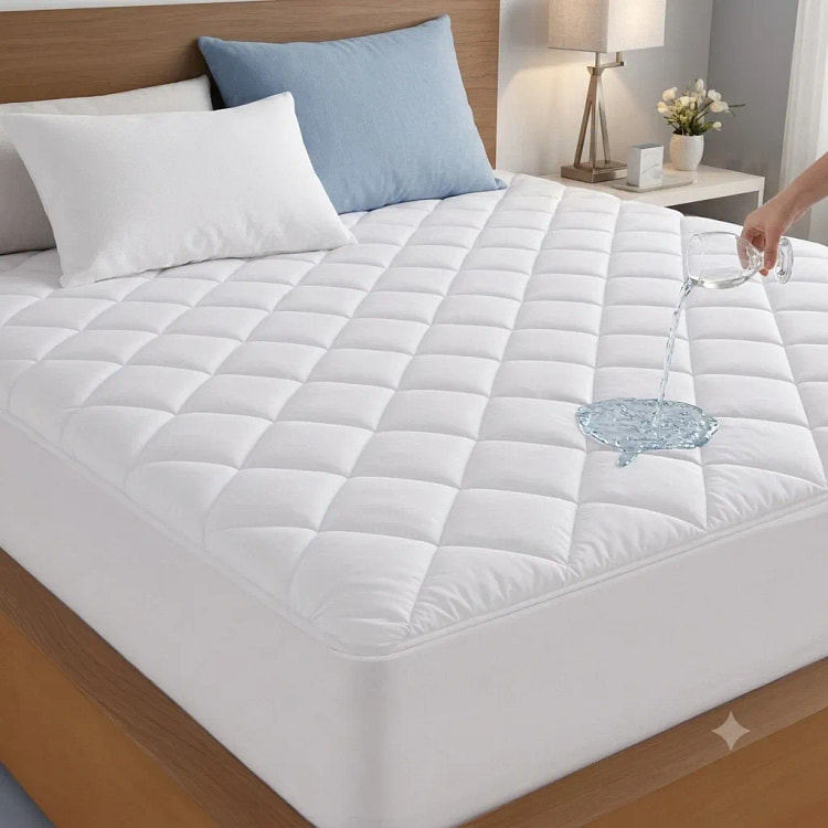 Quilted Waterproof Mattress Cover Pad Protector Co 1 box