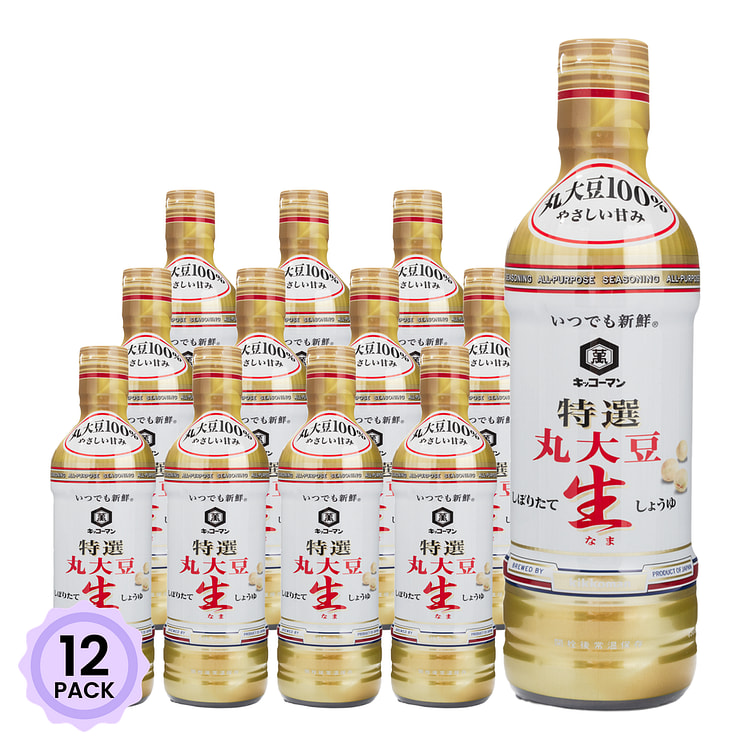 万字 鲜制大豆生抽 450 毫升*12 包