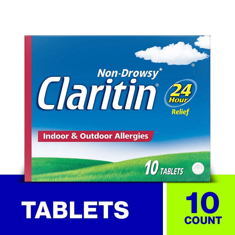 Claritin 开瑞坦 24小时抗过敏片 10片 1 盒