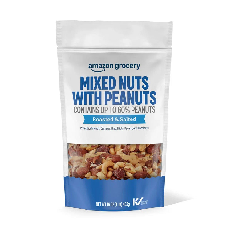 Amazon Grocery Mixed Nuts with Peanuts Roasted 1pk 1 pack