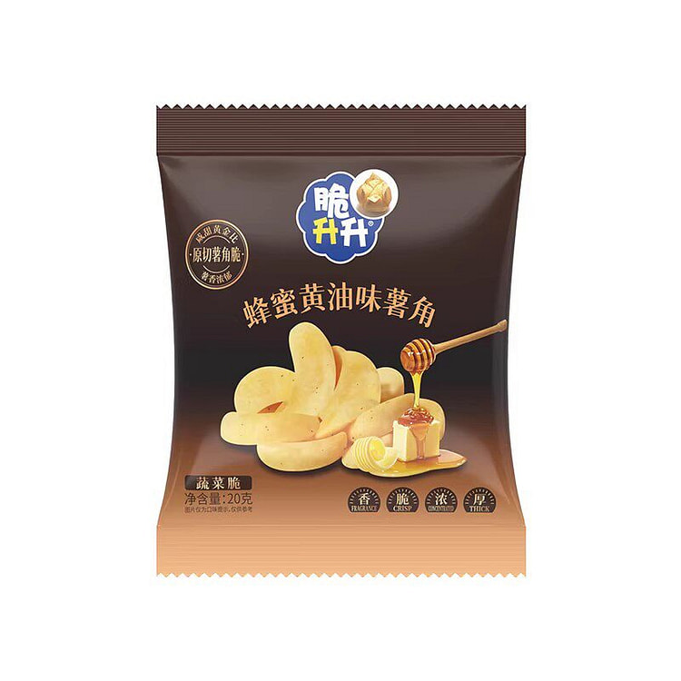 脆升升 薯角（蜂蜜黄油味） 原切零食小吃 1袋 20 克