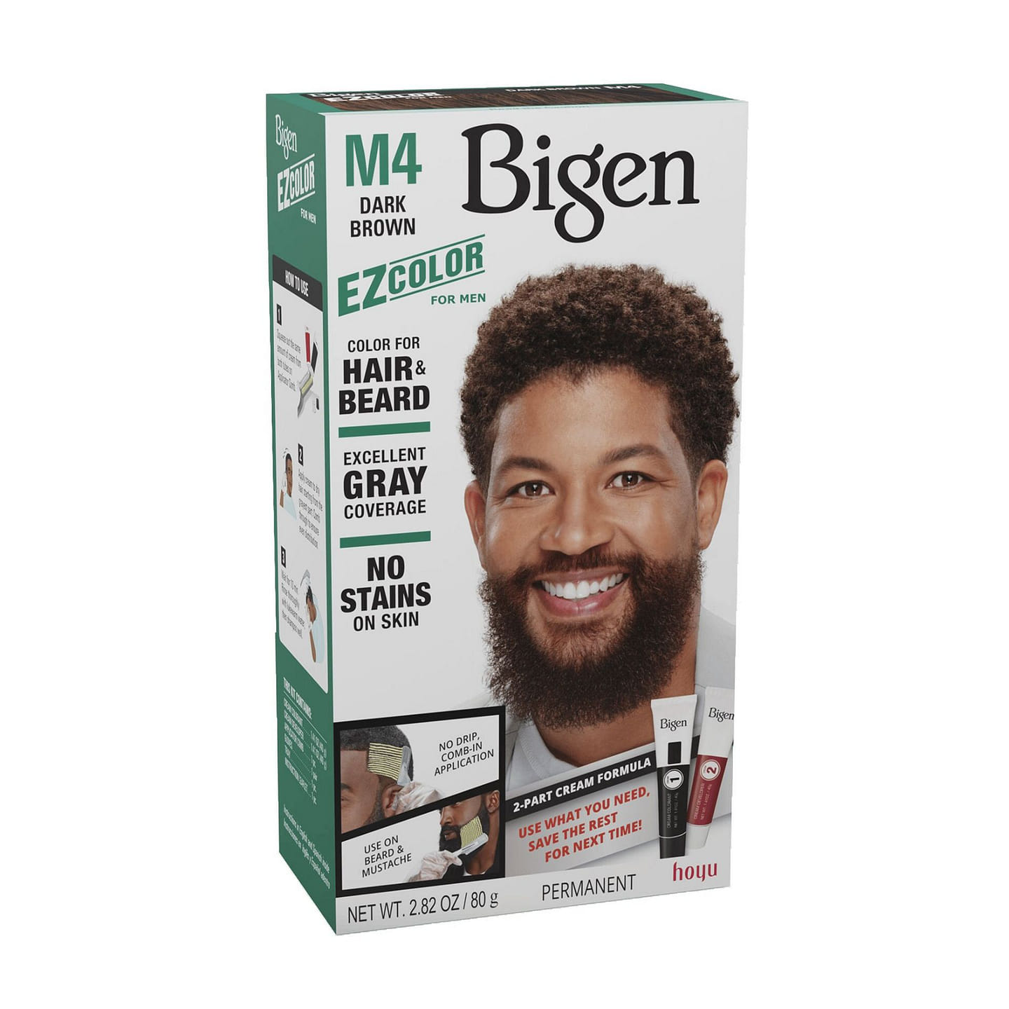 Bigen Men’s Hair Color M4 Dark Brown 1.41oz 1 each