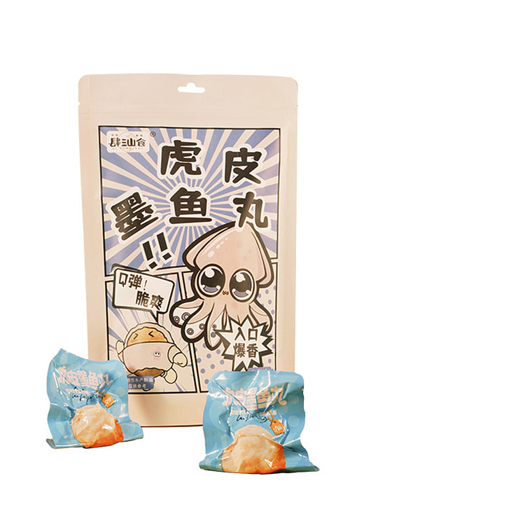 肆汕食虎皮墨鱼丸潮汕特产160g*1袋