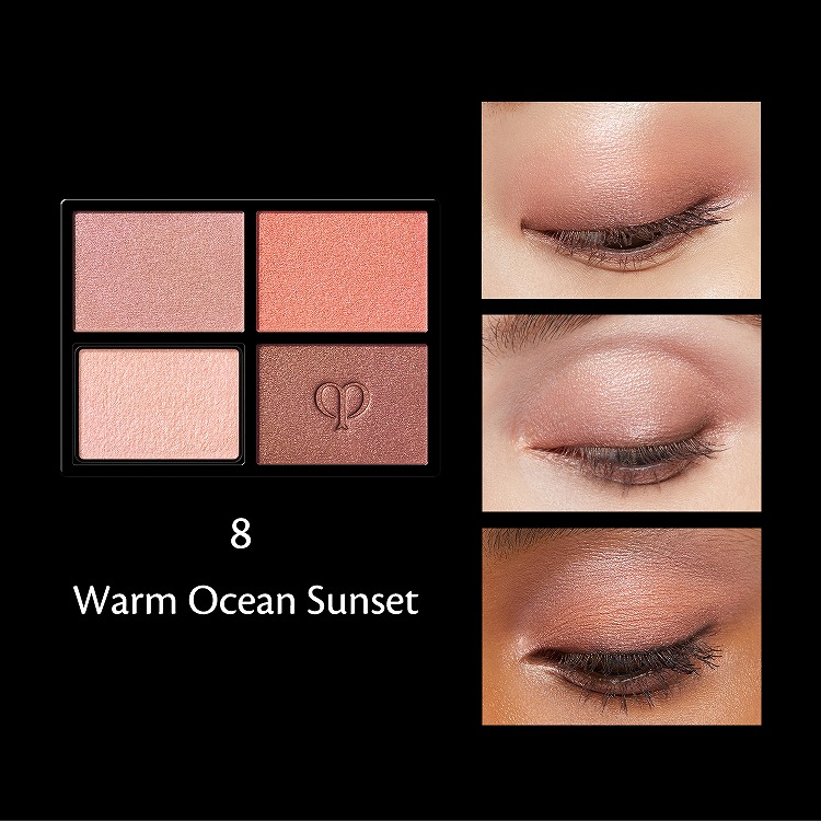 clé de peau BEAUTÉ 8 Warm Ocean Sunset Get Cle de Peau Beaute Eye Color Quad Refill #8 Warm Ocean Sunset