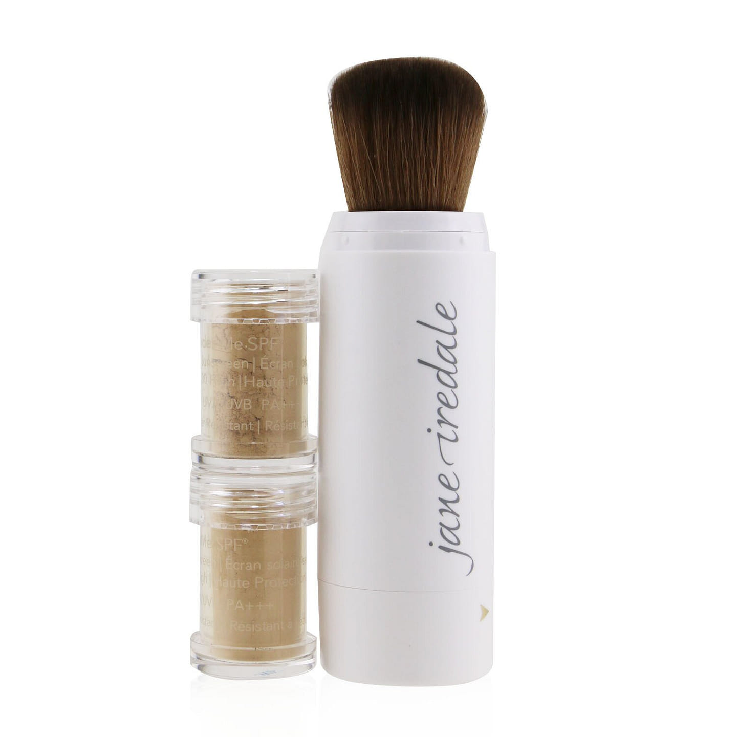 Jane Iredale Powder Me Refillable Brush (1x Brush, 2x Refills) – Golden 2×2.5g/0.09oz 2 g