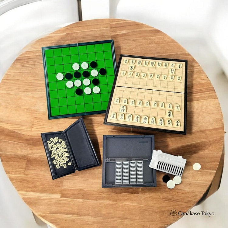 MRSXXNTY Magnetic Shogi & Reversi Board Game Set 500 g