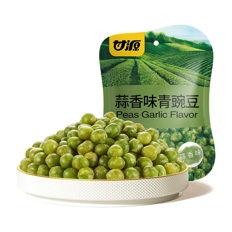 Garlic Flavored Green Pea Snack 75g*1 Bag 75 g