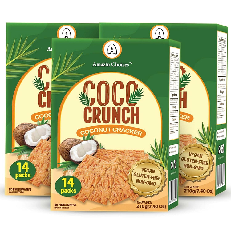 코코 크런치 구운 코코넛 크래커 210g (3박스)