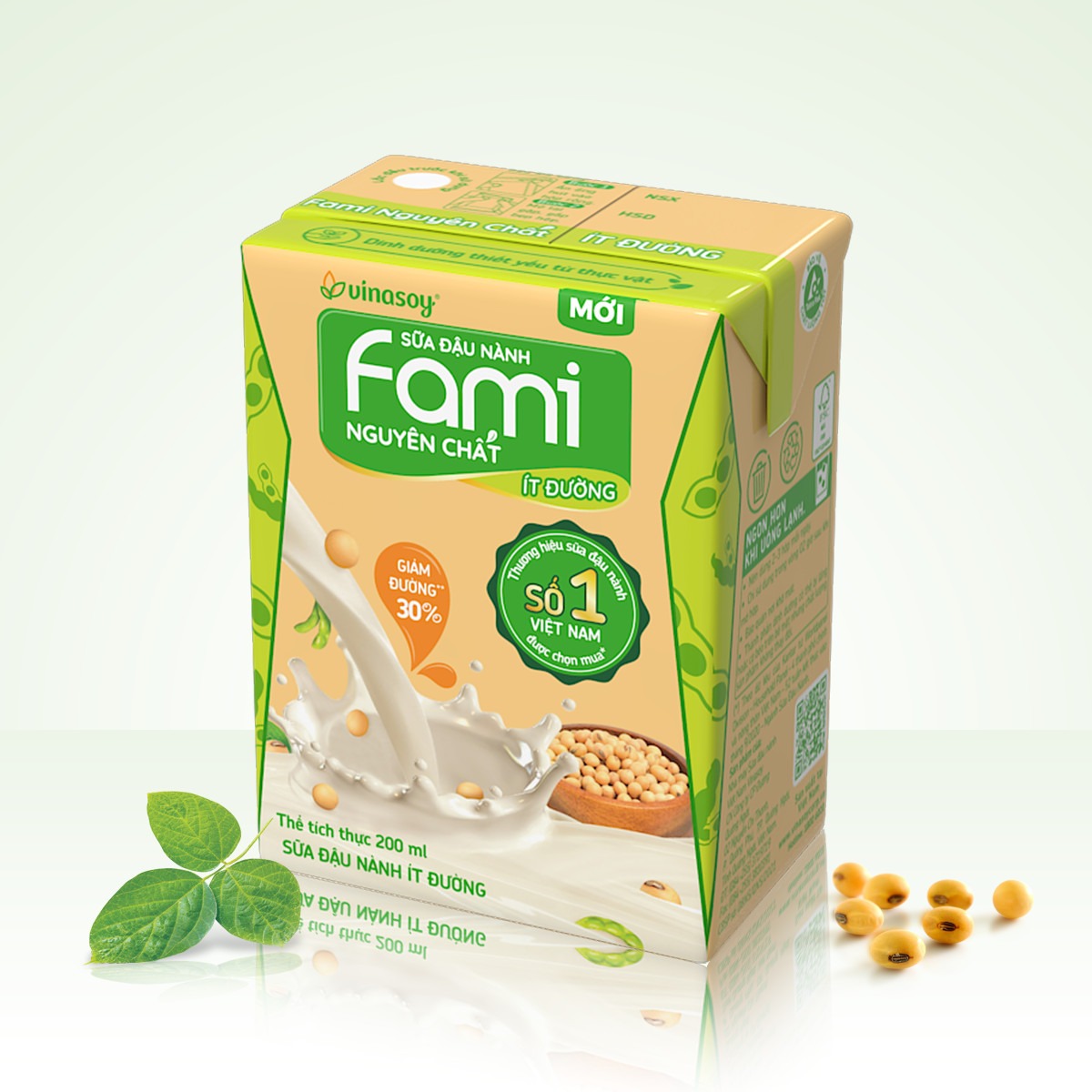 FAMI ORIGINAL LOW SUGAR SOY MILK (PACK of 6-200ML) 200 ml(ミリリットル)