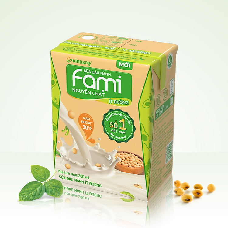 FAMI 原味低糖豆奶 (6罐装-200ML)