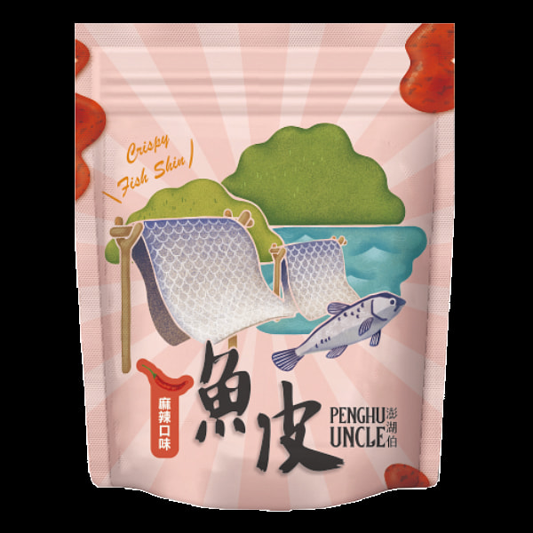 台湾【澎湖伯】鱼皮 (麻辣) 赏味期5/11/25