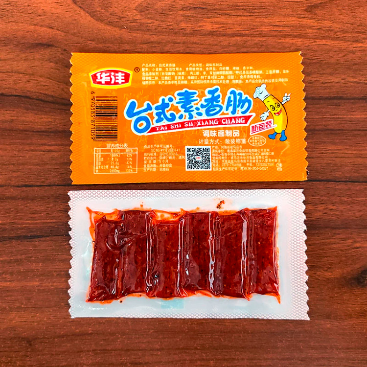 台式素香肠辣条22g*1袋 22 克