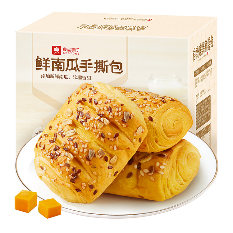 良品铺子鲜南瓜手撕包500g/箱