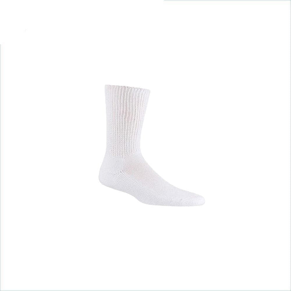 DiaSox Diabetic Socks Large White 5 oz