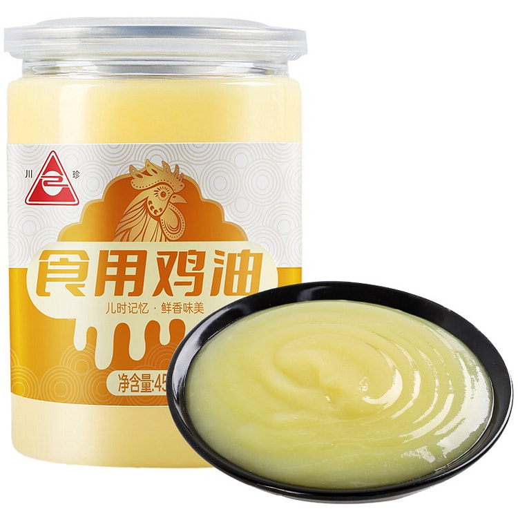 川珍 食用鸡油 烘焙起酥油 家常炒菜料米线粉面调料 450 克